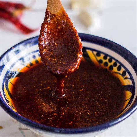 chile de arbol salsa with oil